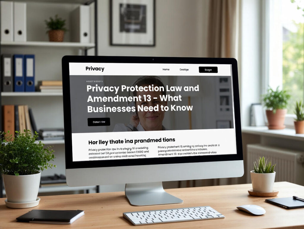 חוק הגנת הפרטיות ותיקון 13 – מה עסקים חייבים לדעת